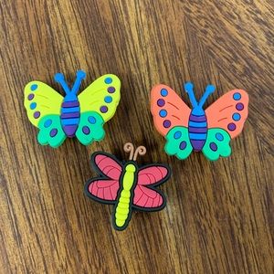 NWT Butterfly and Dragonfly Jibitz/croc charms